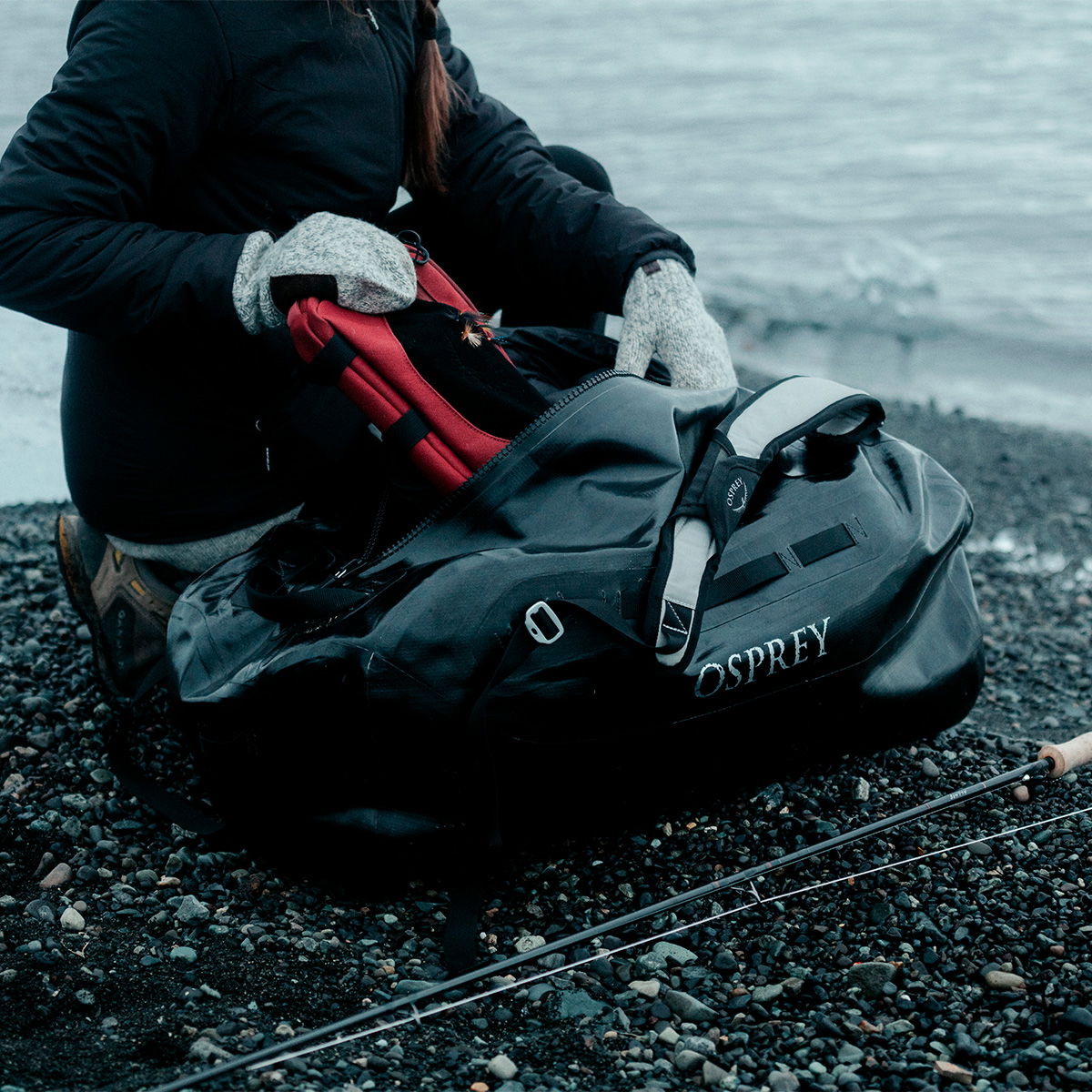 Osprey Transporter WP Duffelbag 70 L (Tunnel Vision Grey)