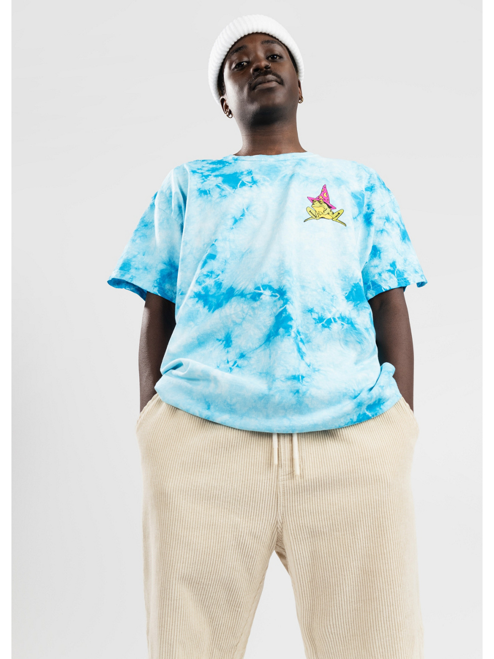 A.LAB Frog Wizard T-Shirt blue wash