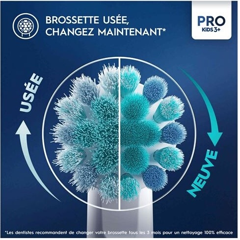 Brossette dentaire Oral B PRO KIDS DISNEY LA REINE DES NEIGES X3 ENFANT