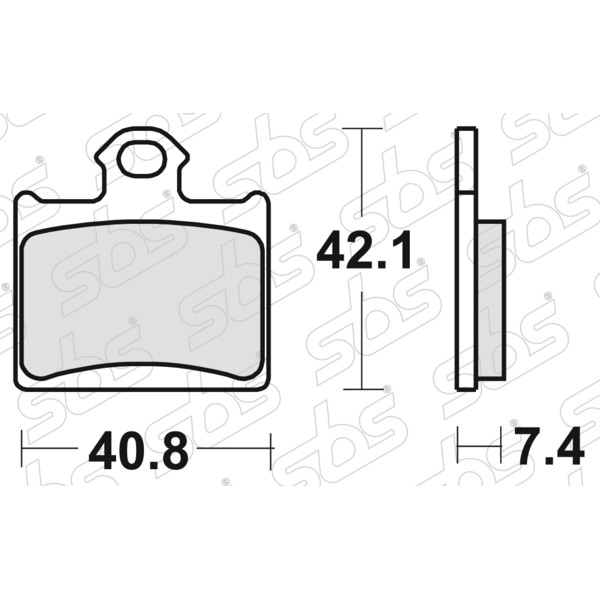 SBS - Plaquettes de frein 872 SI