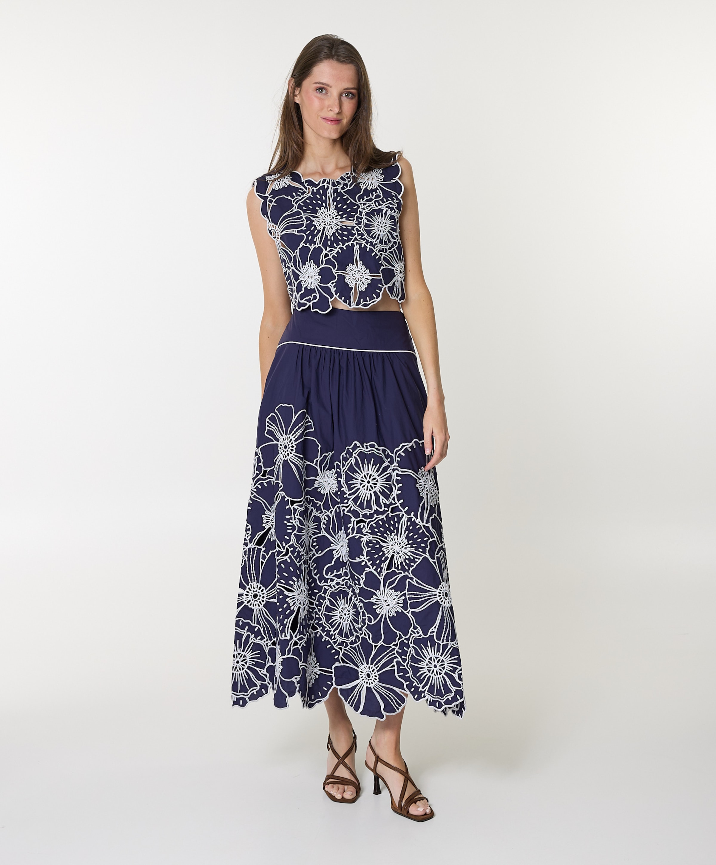 FARM Rio Dames rok blauw
