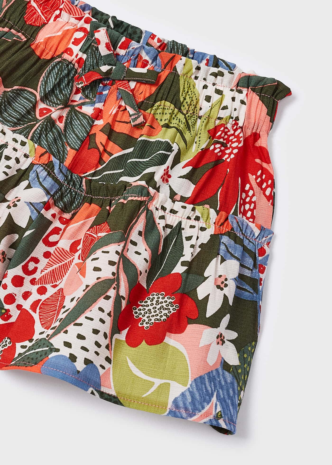 Calças-saia estampadas para meninas