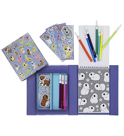 Tiger Tribe Gefahrensatz - Colouring Set - Baby Animals