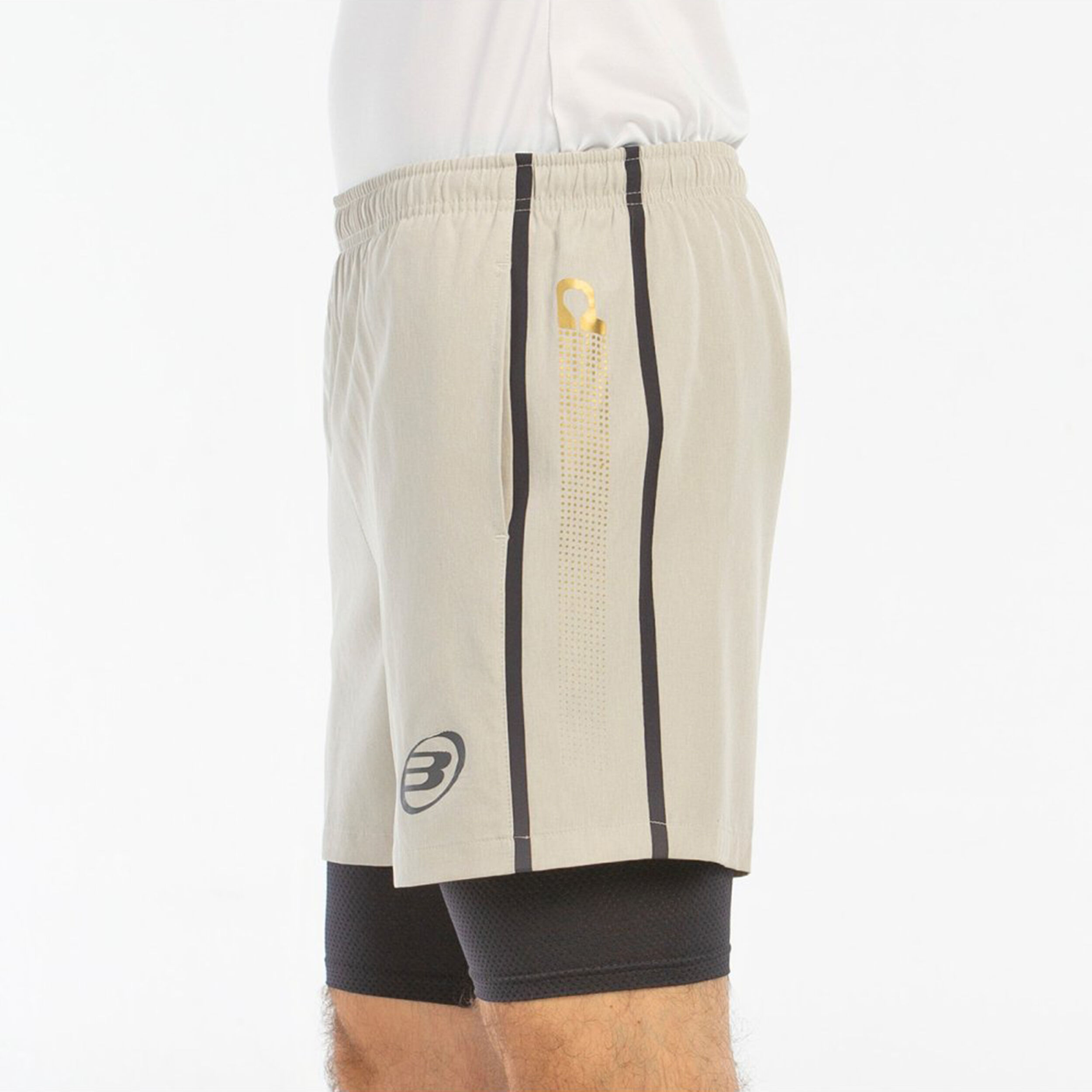 Bullpadel Barde Shorts Hommes - Beige , Noir