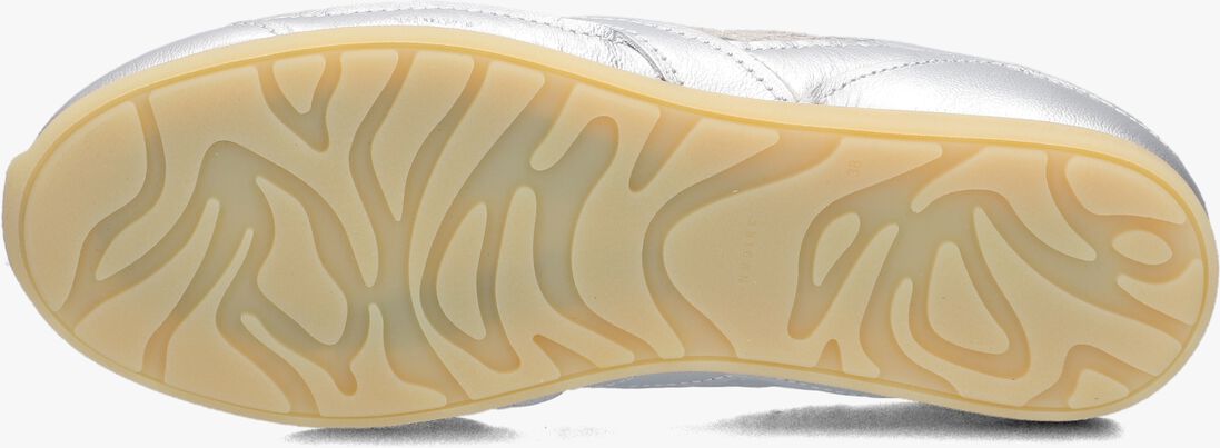 zilveren nubikk lage sneakers riley morgan