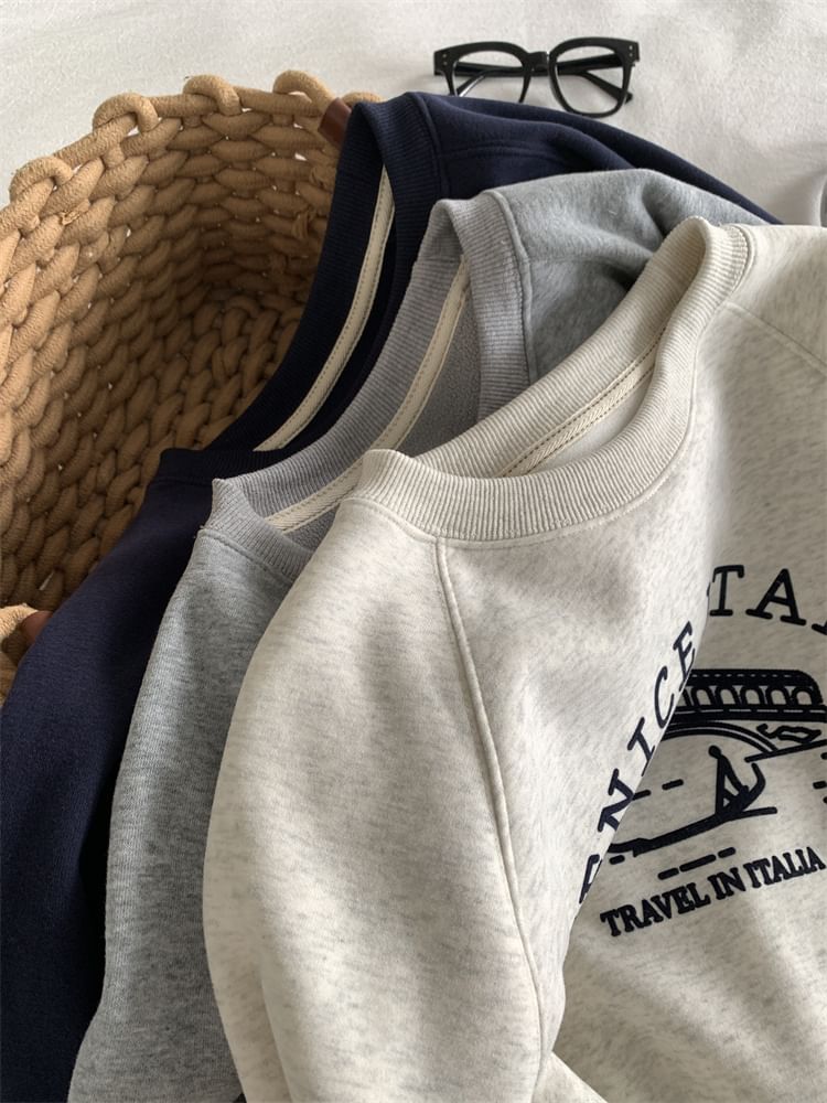 dormsoon - Sweatshirt met ronde hals en grafische print