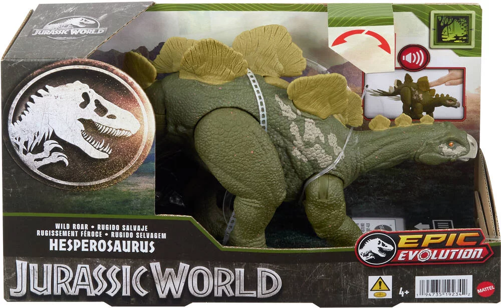 JURASSIC WORLD - FIGURINE HESOERISAURUS SONORE 17 CM