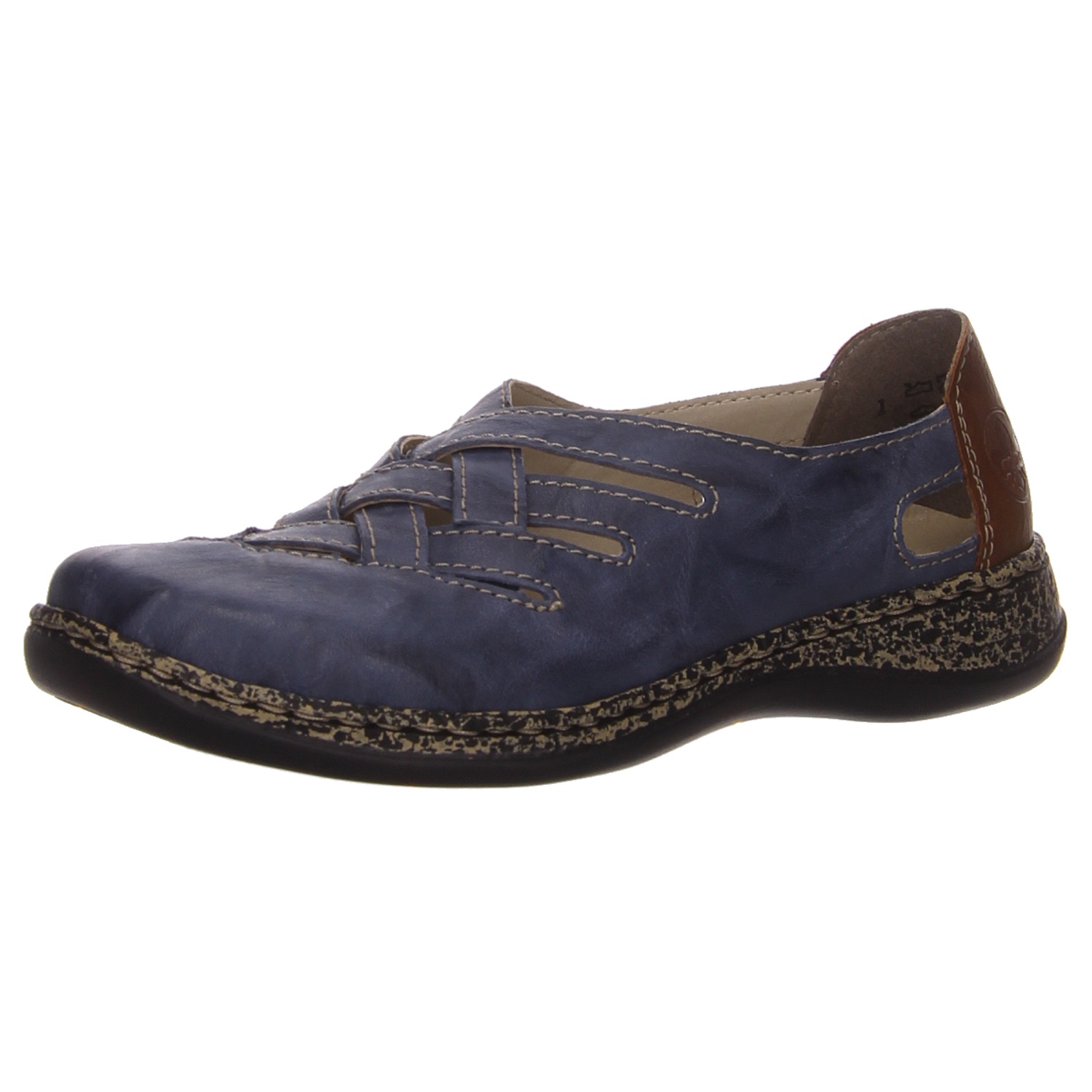 Rieker Slipper blau blau