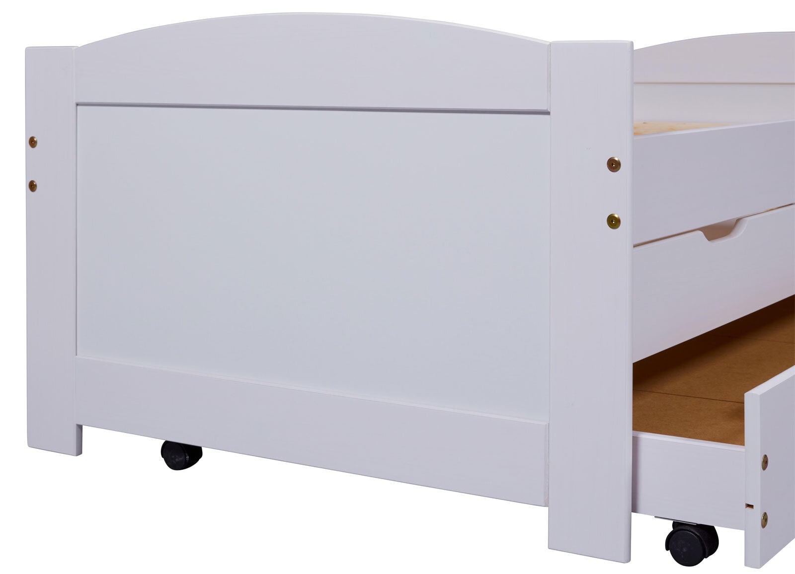 Stauraum-/Funktionsbett JULIUS 90 x 190 cm weiß