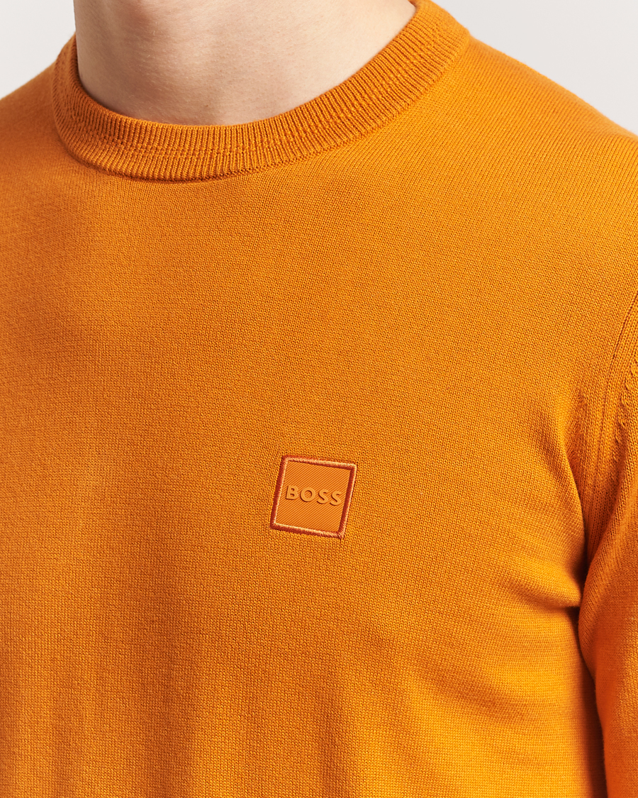 BOSS ORANGE Kanovano Knitted Sweater Open Orange