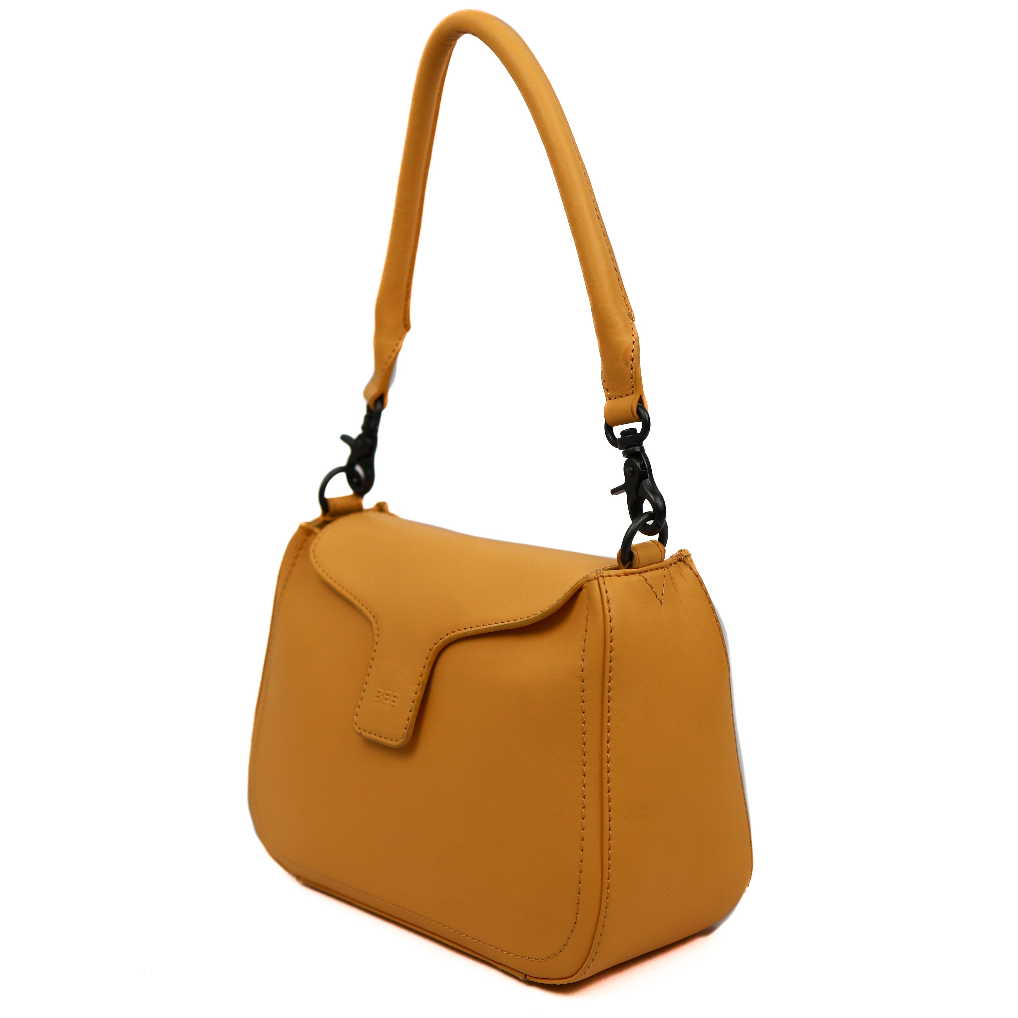 Hand-/schoudertasje met flap 'Fenna' Yellow Yellow