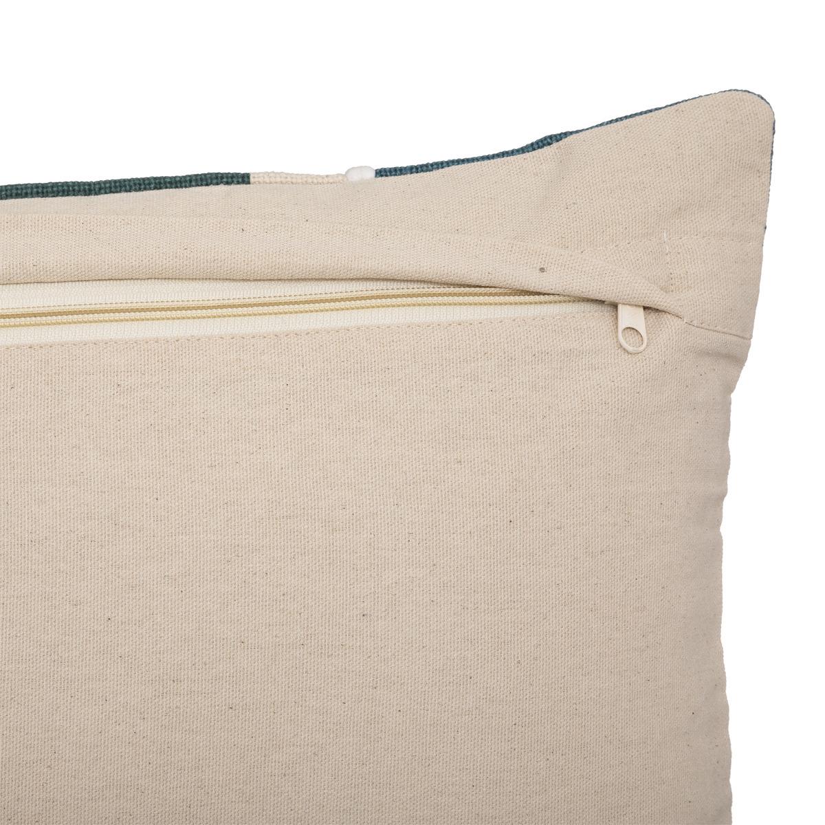 HOUSSE DE COUSSIN GEO BRODEE 30X50CM