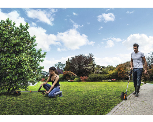WORX 20V 30cm WG163E.2 accu grastrimmer, inclusief 1 x 2Ah accu en snellader