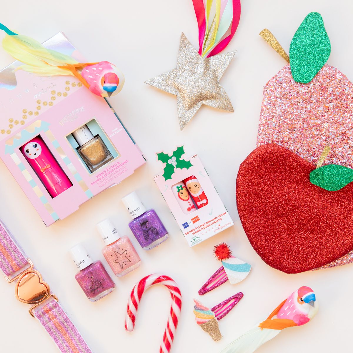 Porte monnaie glitter poire - Dans mon jardin Roodoudou