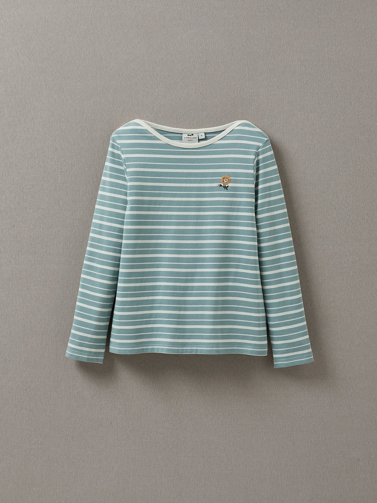 T-shirt marinière fille - Coton bio