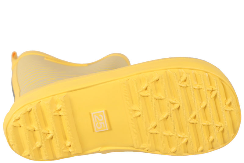 BUNDGAARD CHARLY SUNFLOWER STRIPE RAIN BOOT
