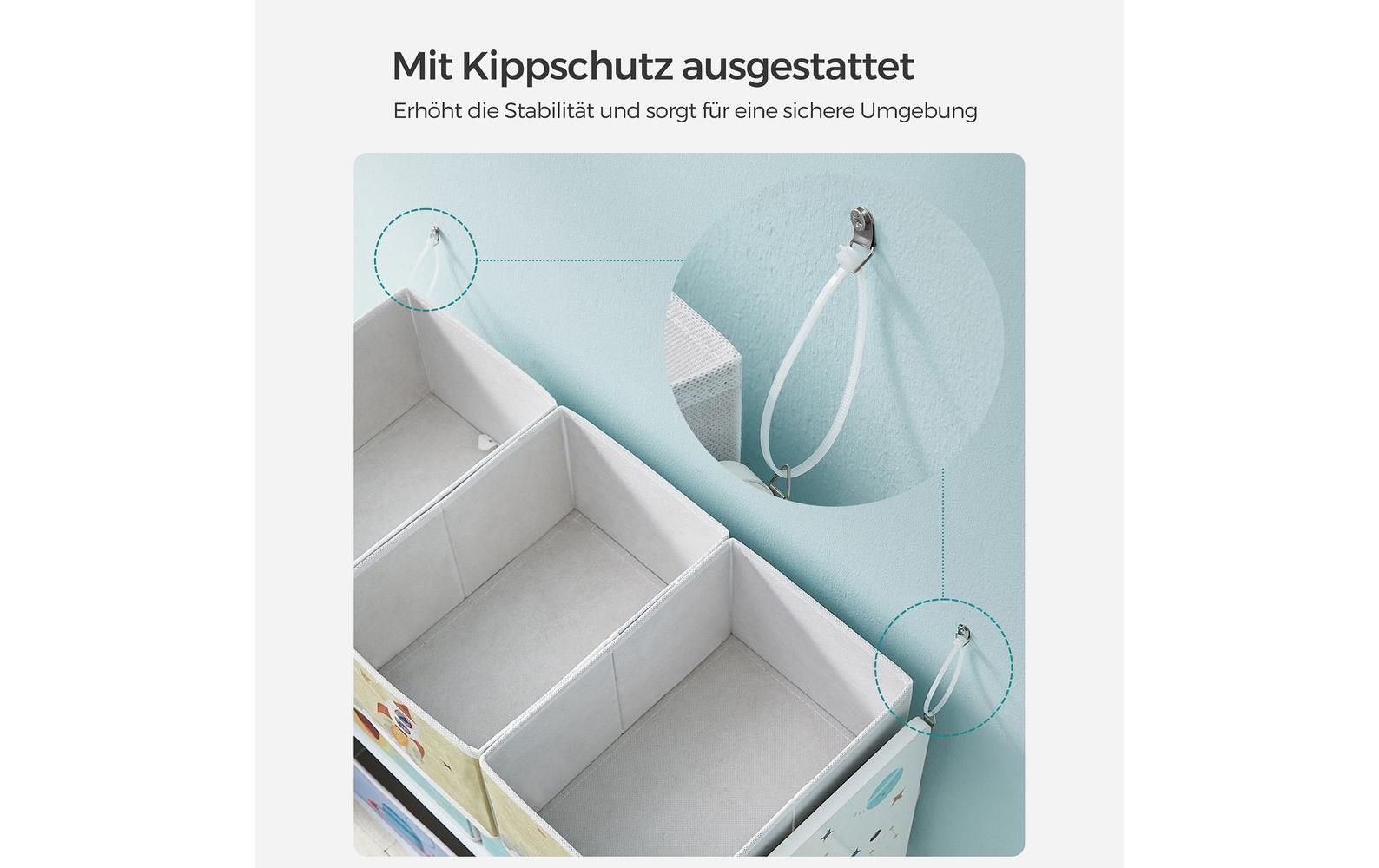 Regal mit 7 BoxenKinderregal