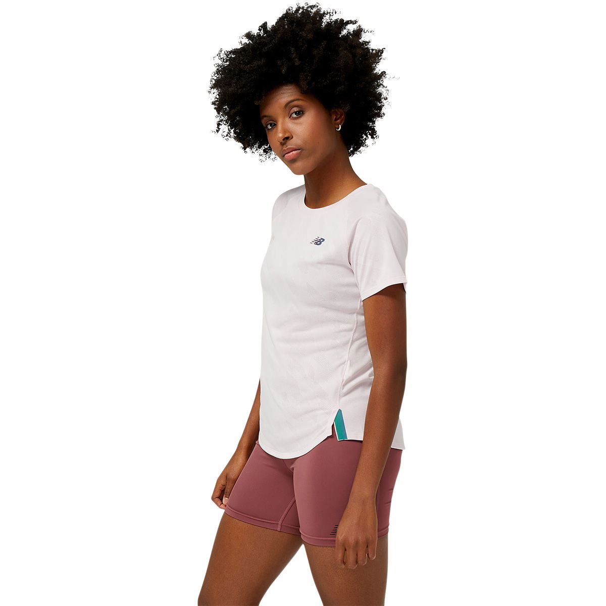 New Balance Q Speed Jacquard Løbe T-shirt Dame