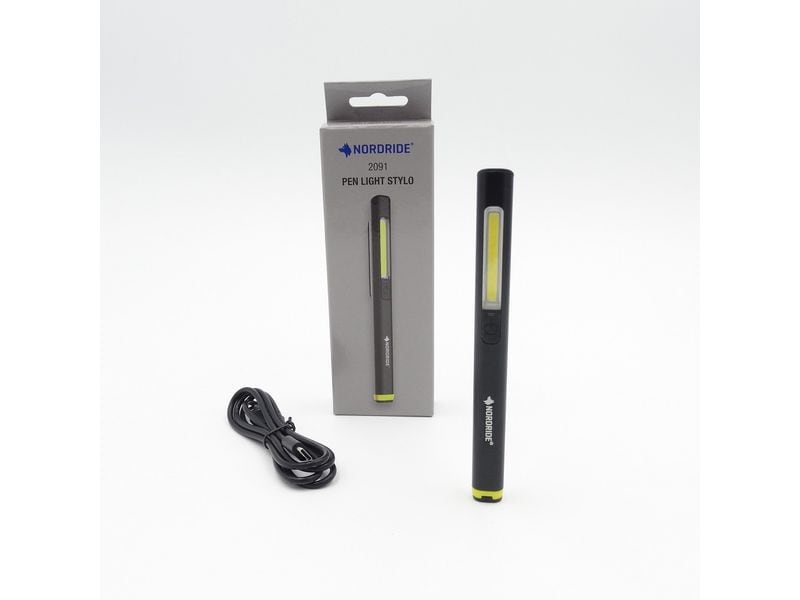 Nordride Handleuchte Pen Light Stylo 150 Lumen, IP20, mit M Akku Handlampe, Taschenlampe