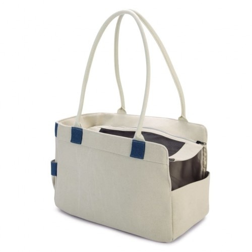 Bolsa de transporte para animais de estimação Flore, bege