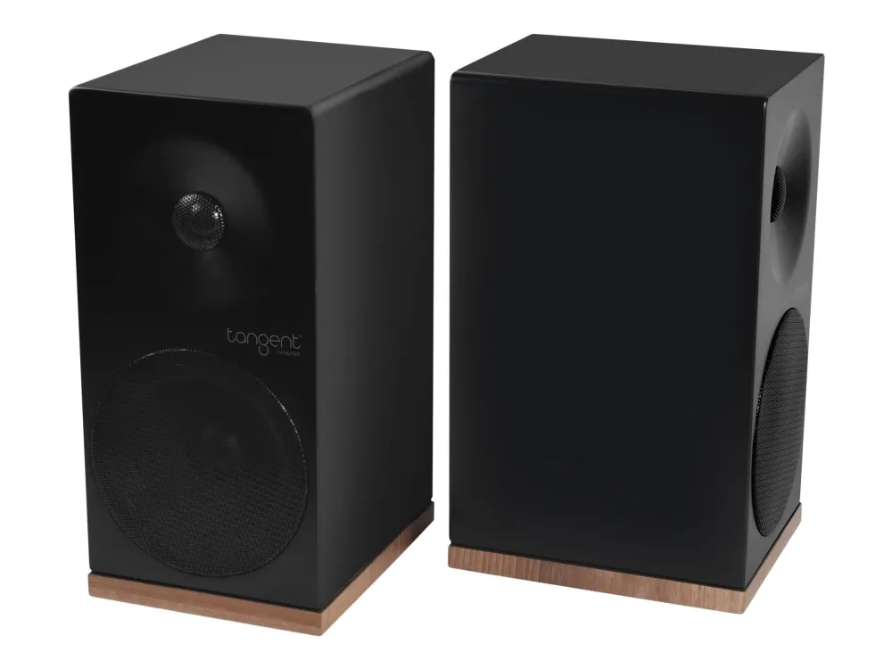 Tangent Spectrum X5BT - Højttalere - boghylde - trådløs - Bluetooth - 2-vejs - sort satin