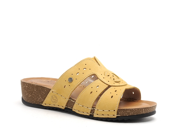 Flyflot mules et sabots plats femme flebo jaune