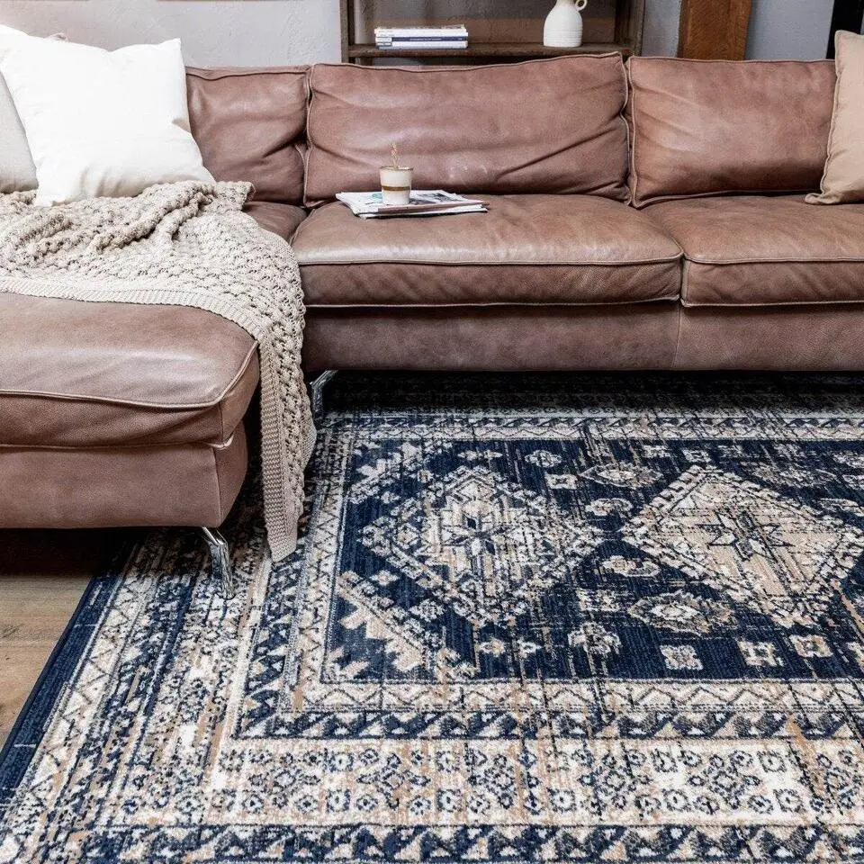Interieur05 Vintage Vloerkleed Aila Blauw - 230 x 160 cm