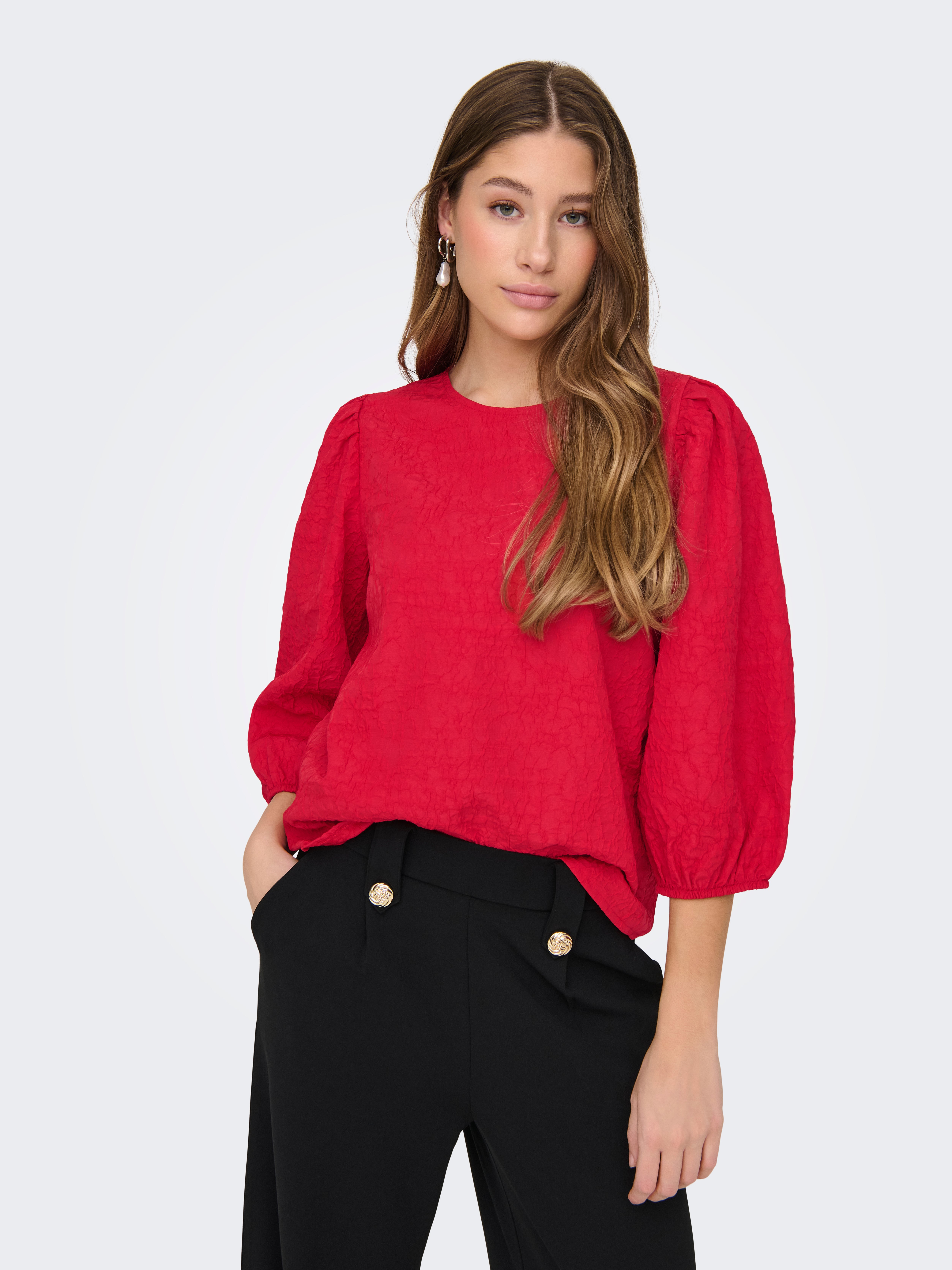 JDYSTINA Top True Red