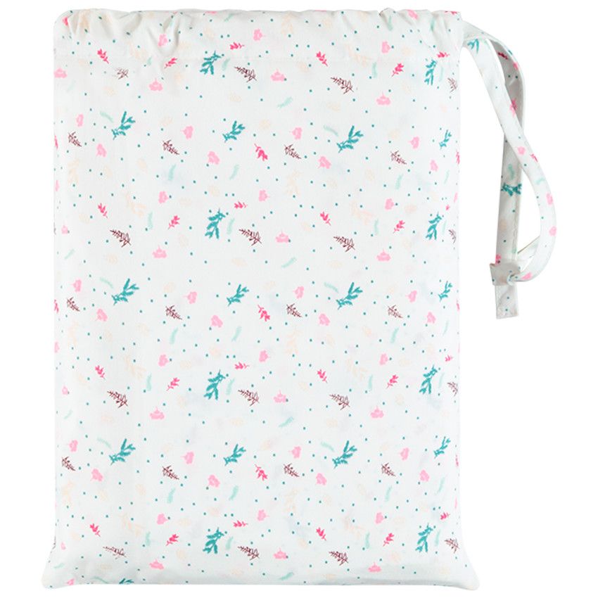 Parure de lit fille avec housse de couette et taie d'oreiller Poetic nature - Ecru