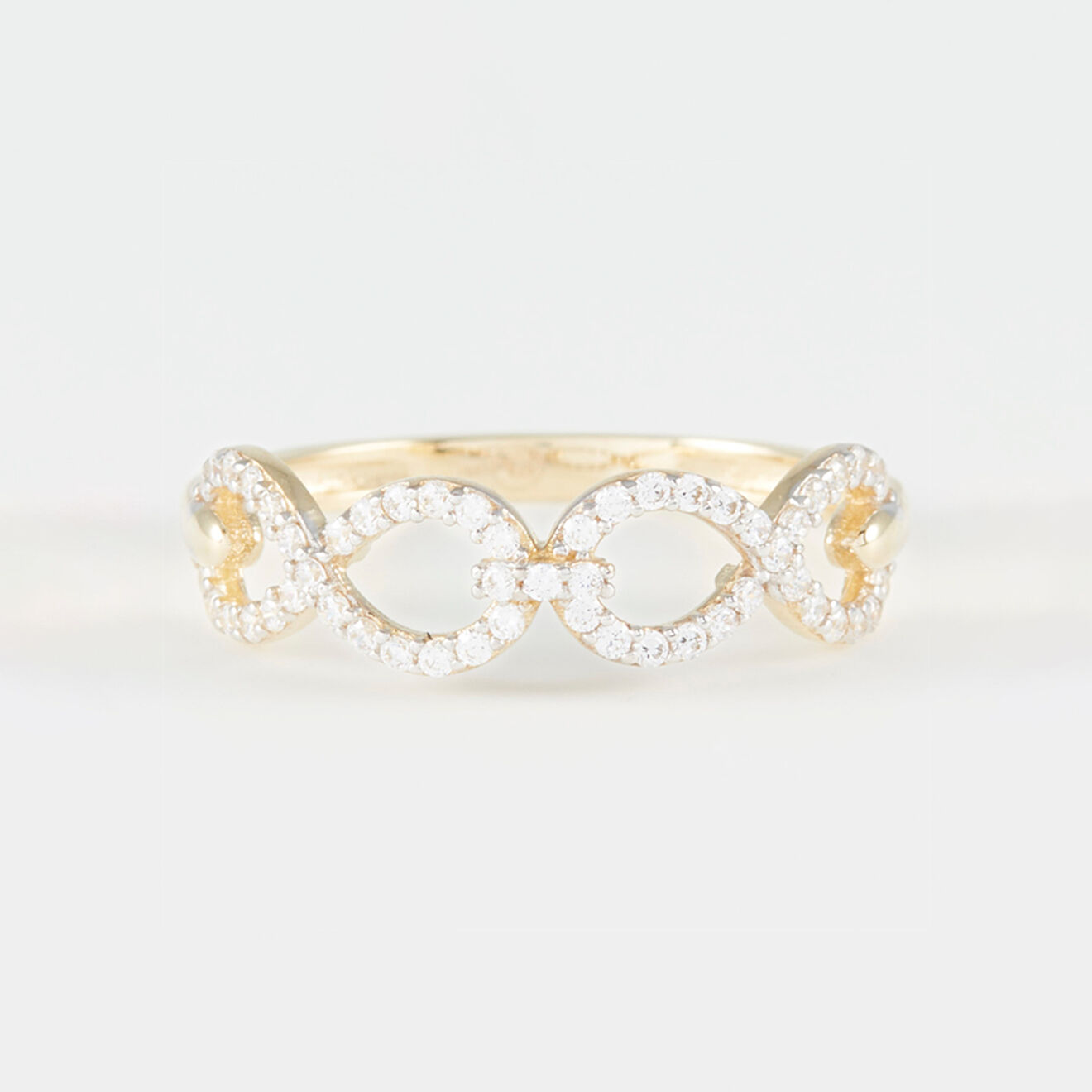 Instant d'Or Bague Mayfair Zirconium or jaune