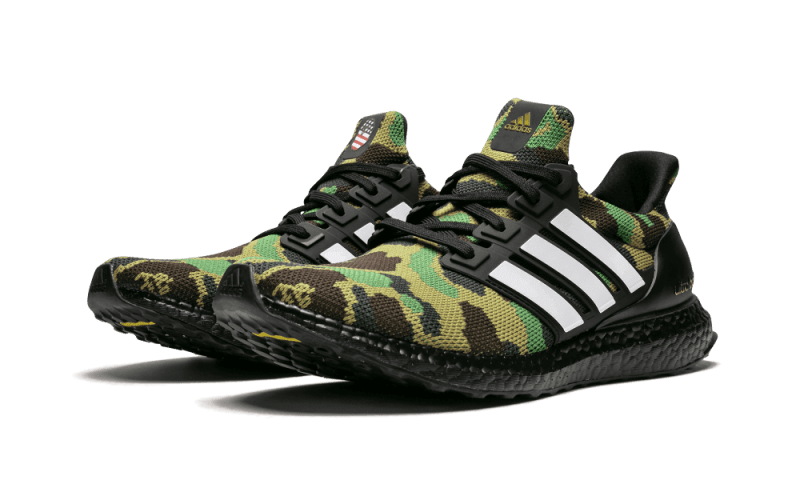 Adidas Ultra Boost BAPE Green Camo