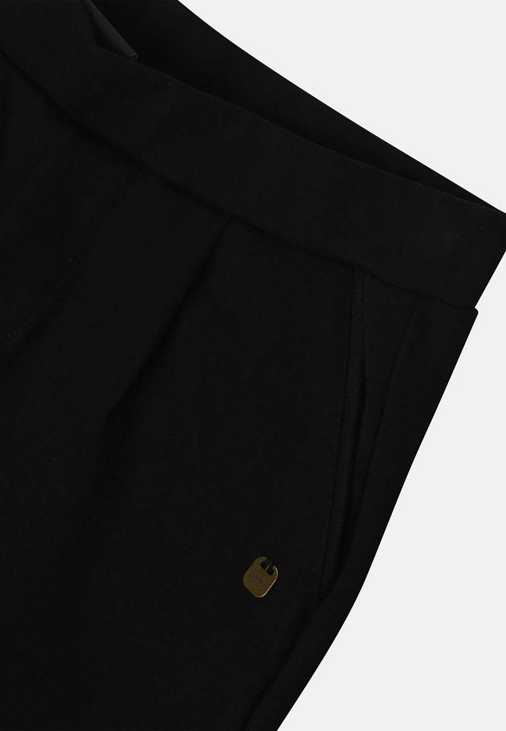 Shoeby slim fit broek Sport zwart