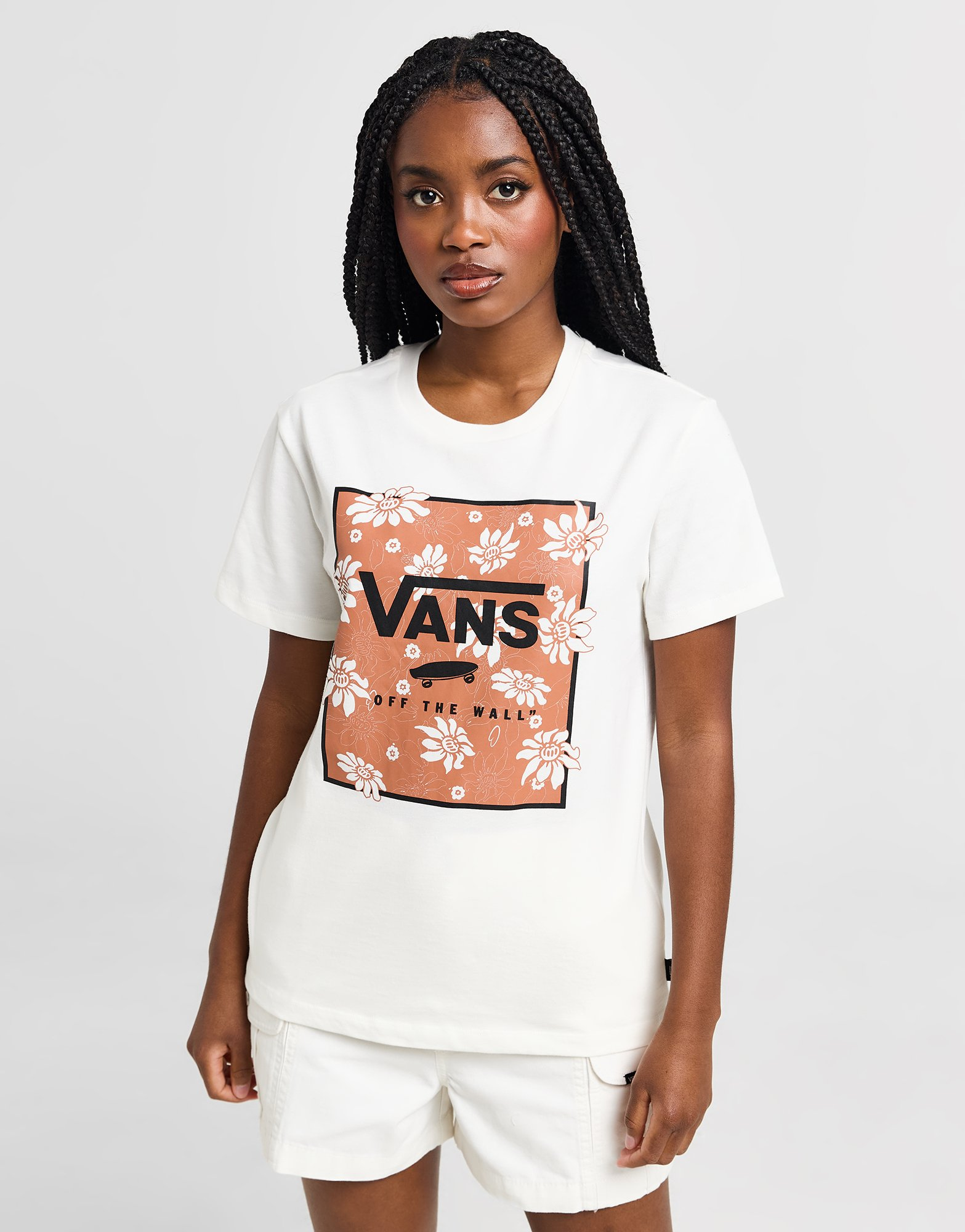 Vans T-shirt Flower Boxy Femme