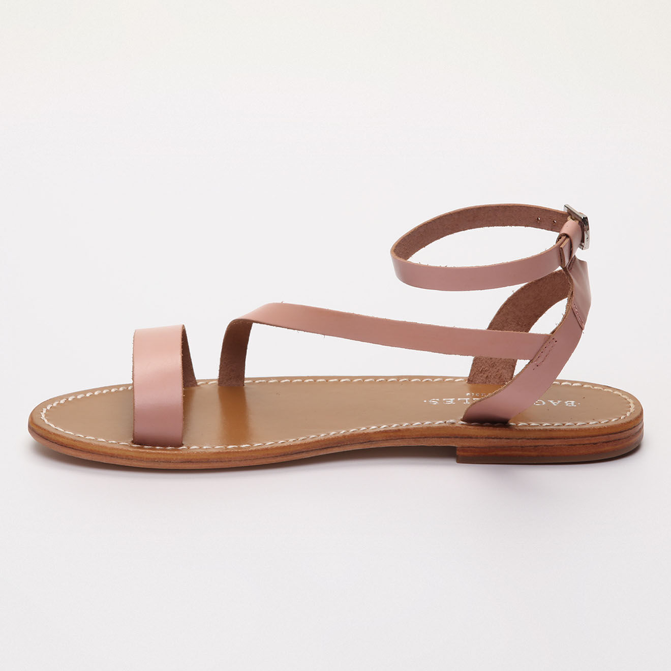 Les Bagatelles Sandales Coney vieux rose