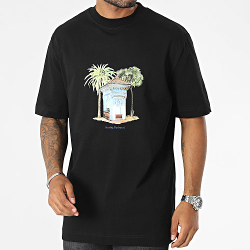 Tee Shirt Oversize Large Noir