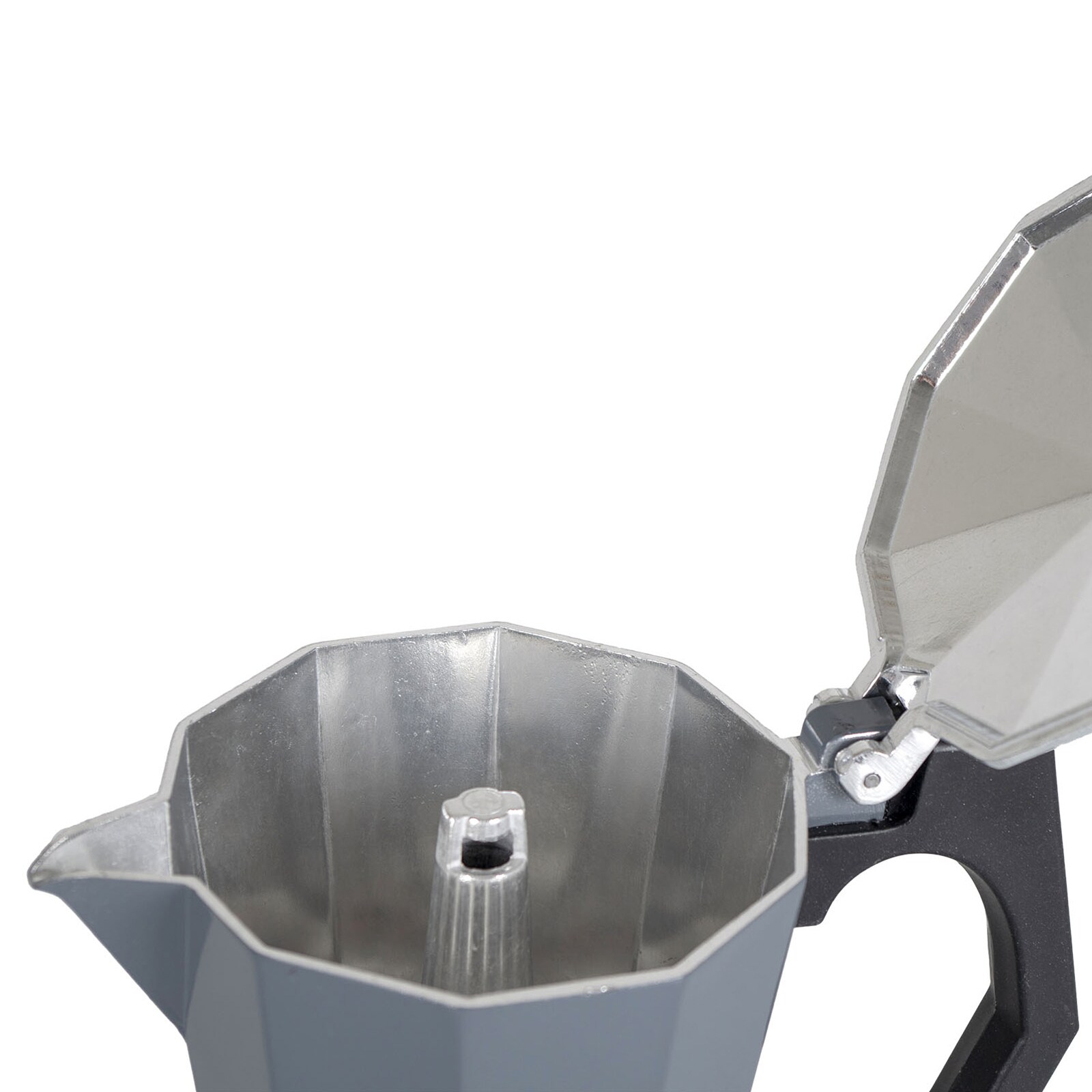 BO-CAMP Espressokocher Percolator - Kaffee Kocher Espresso Kanne Alu 2-6 Tassen Variante: 3 Tassen