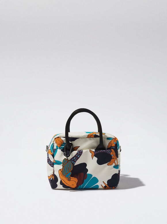 Sacola de nylon estampada - Branca