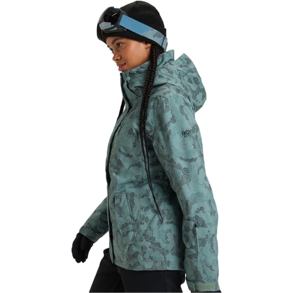 Veste de ski ROXY JETTY JK LILY PAD SKETCH BOOK