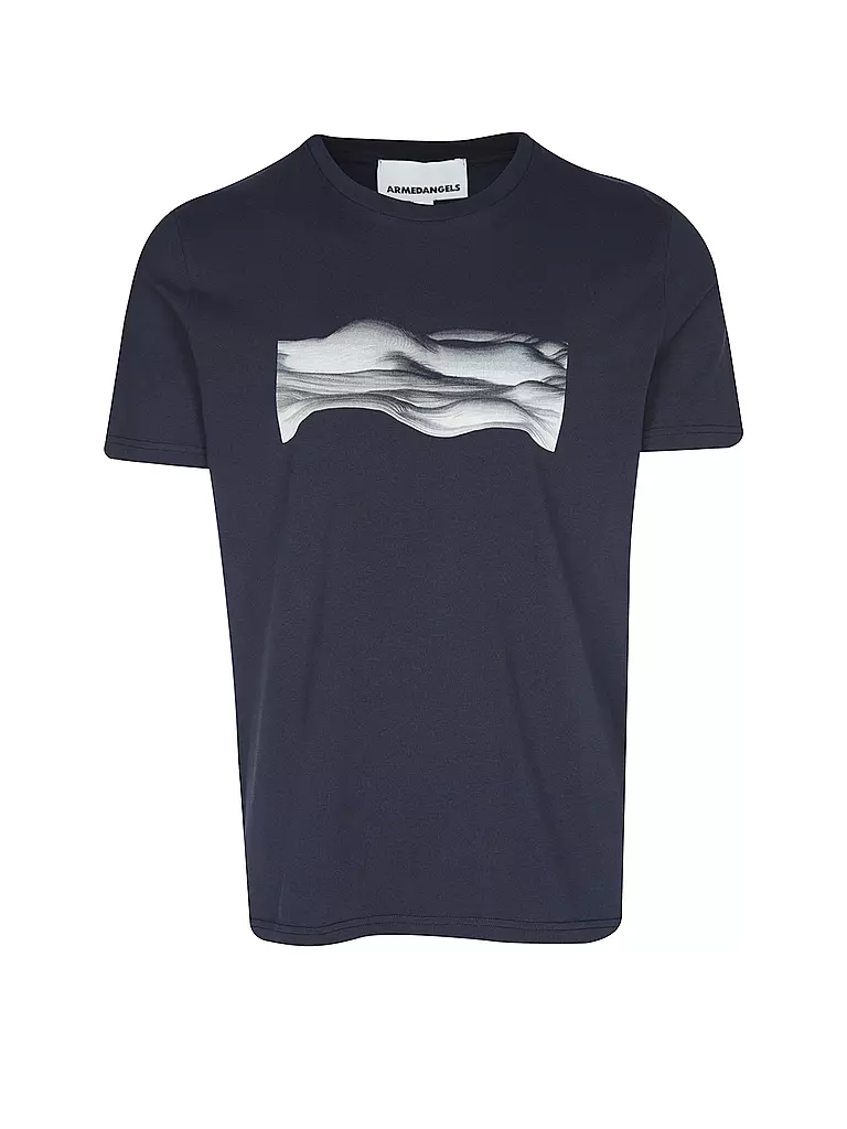 ARMEDANGELS T-Shirt JAAMES WAVY blau