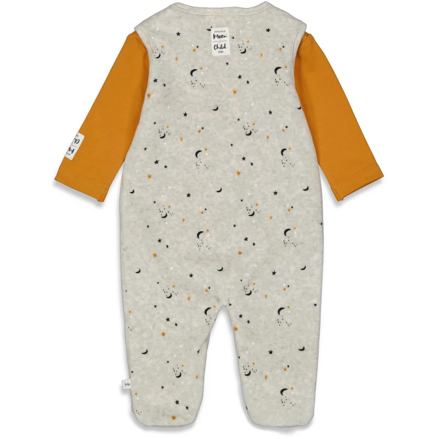 Feetje Strampler 2-tlg. Moon Child Grijs melange