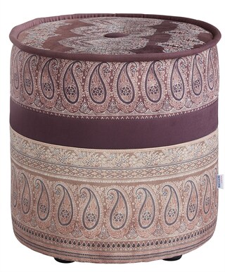 SCHRÖNO Hocker POUF TINETTO lila-beige
