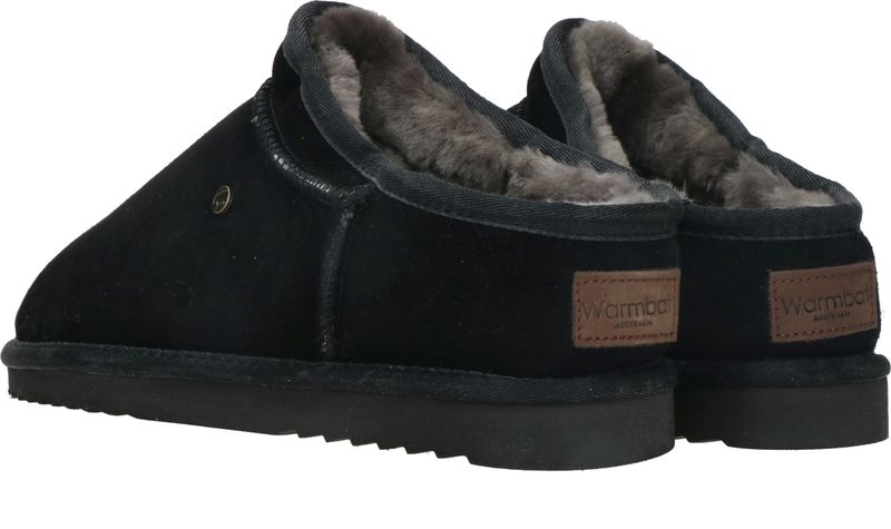 Warmbat Conner Pantoffels Zwart Heren