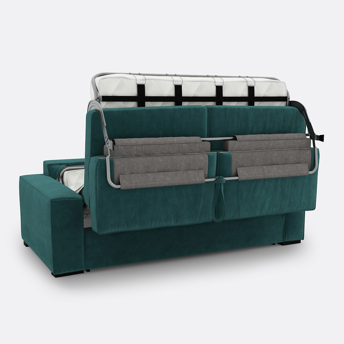 LA REDOUTE INTERIORS<br>Cama Fluweel, espuma Cecilia