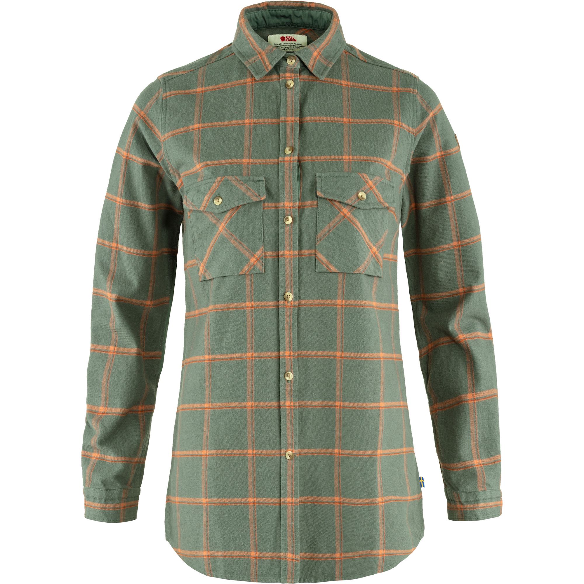 Fjällräven Övik Twill Shirt LS, Dame<br>Organisk bomull