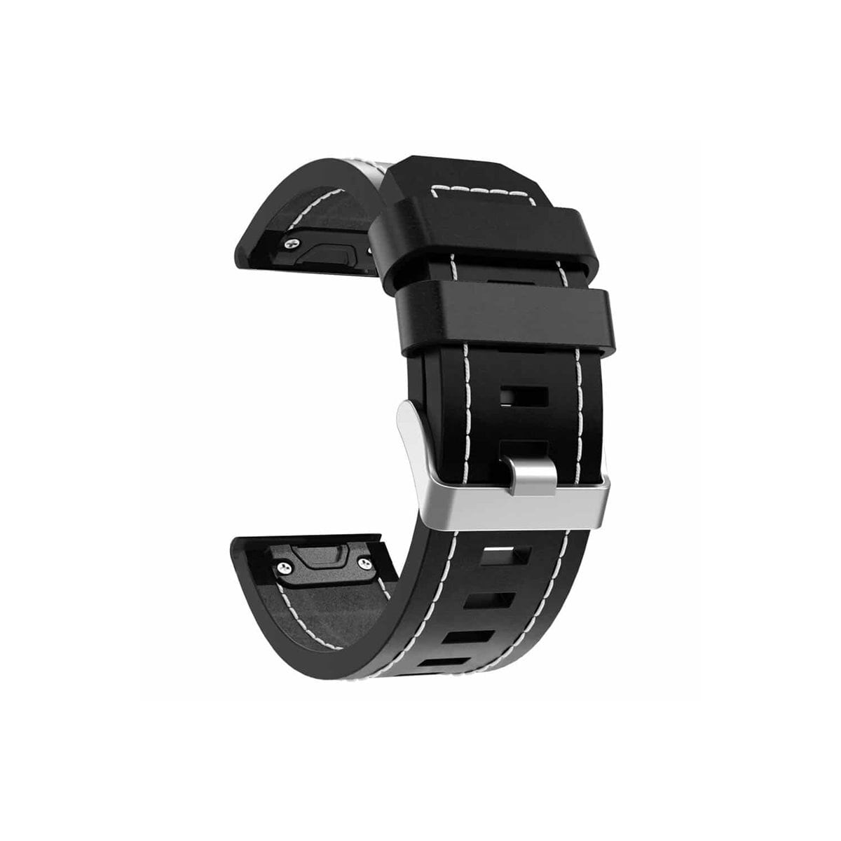 Lær klokkereim easyfit Garmin Epix Pro (51mm) - Svart