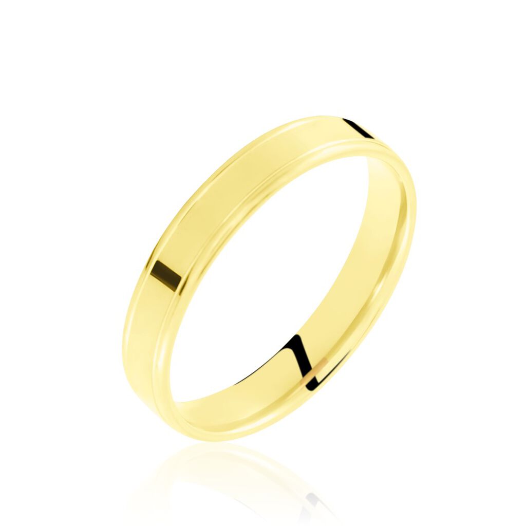 Alliance Beatrice Ruban Plat Or Jaune