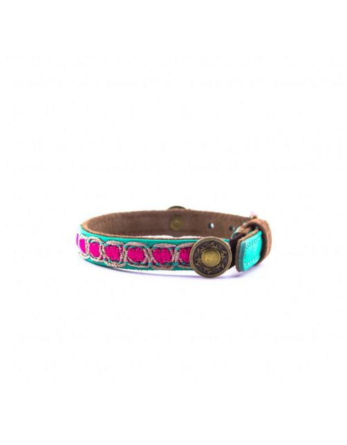 Dwam Coco Kattenhalsband - Kattenhalsband - 22-27x1 cm Multi-Color