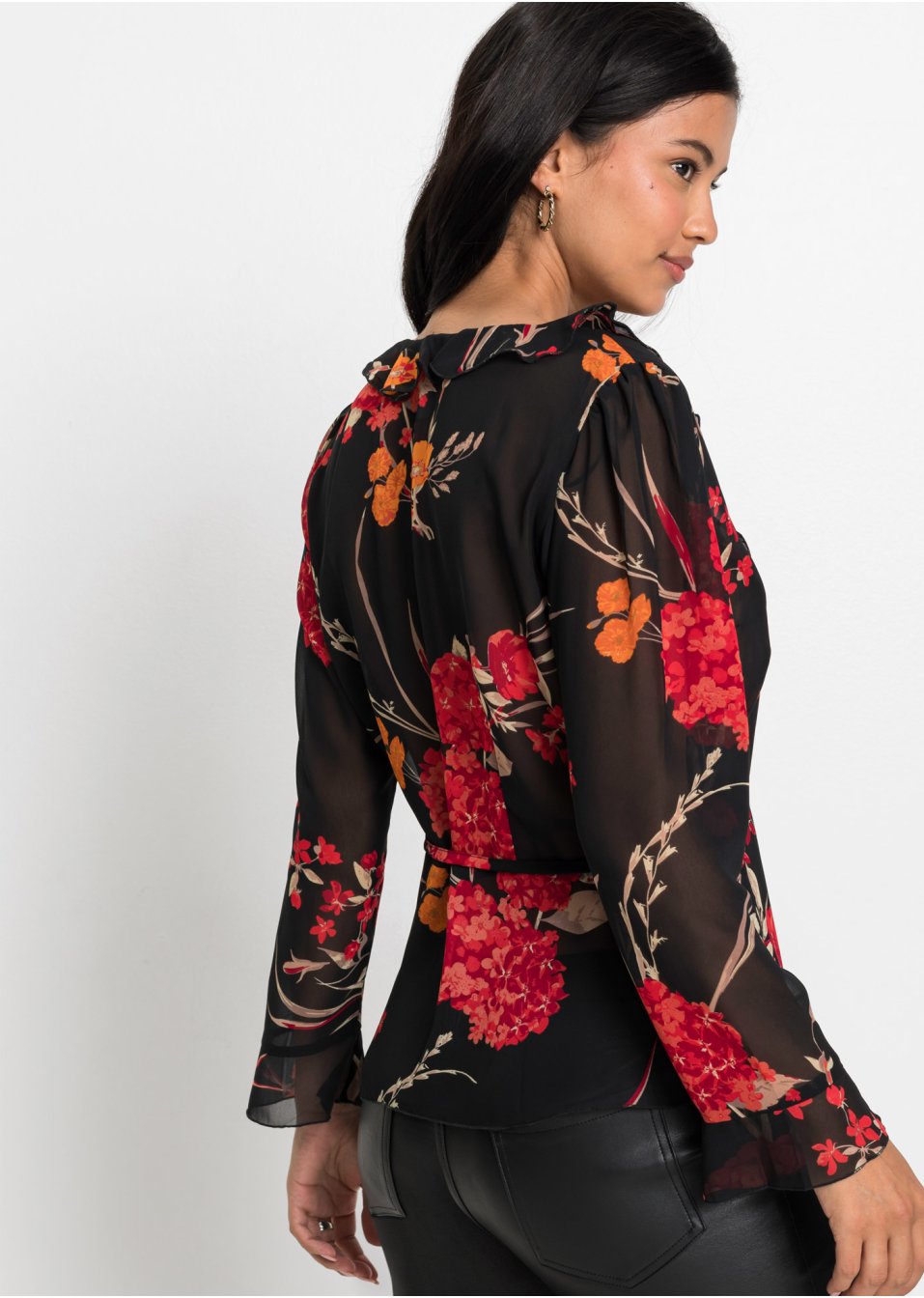 Blouse en chiffon