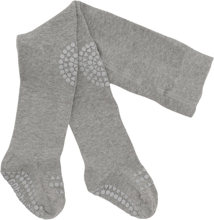 GoBabyGo Kravle Strømpebukser Grey melange