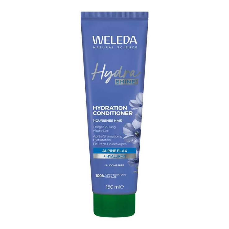 Weleda Hydra Shine Pflegespülung Alpen-Lein, 150 ml